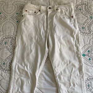 Levi’s 501 Skinny 26x28 in White